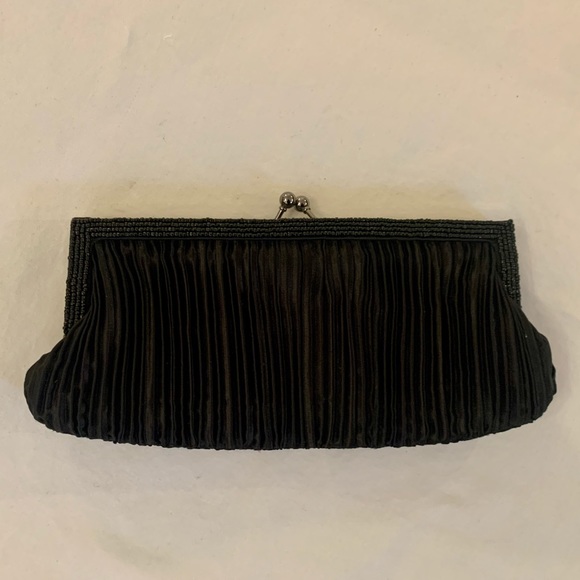 Carlo Fellini Handbags - Carlo Fellini Beaded Black Clutch/Handbag!